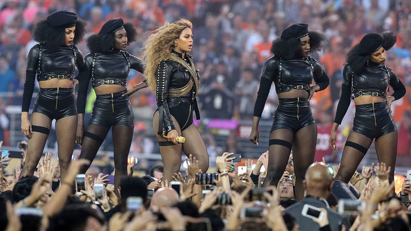 Beyonce Super Bowl performance