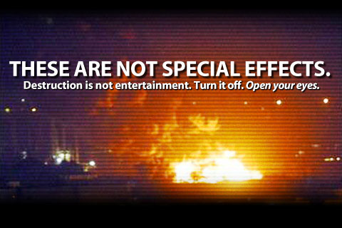 War is not a special effect