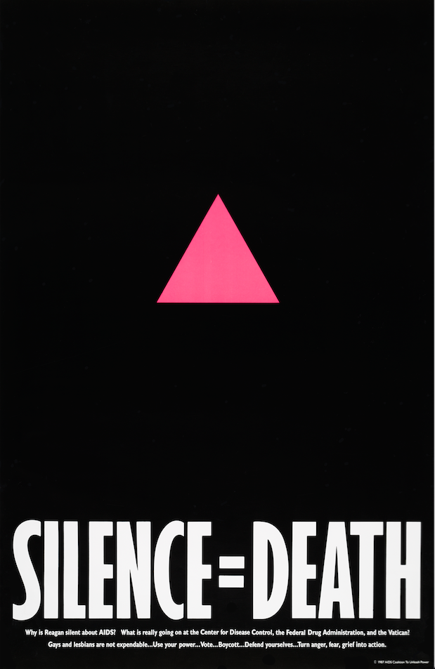 Silence equals death poster