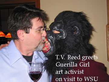Author and Guerilla Girl