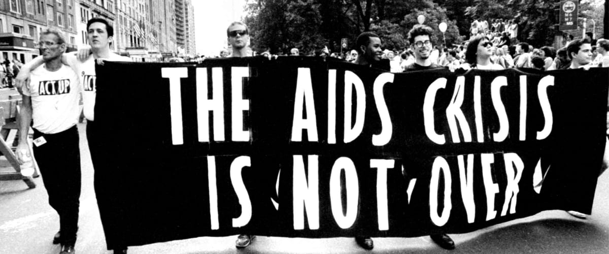 AIDS Crisis Is Not Over banner
